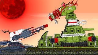 KV-44 VS DORA-COMMANDER: Cartoons about tanks