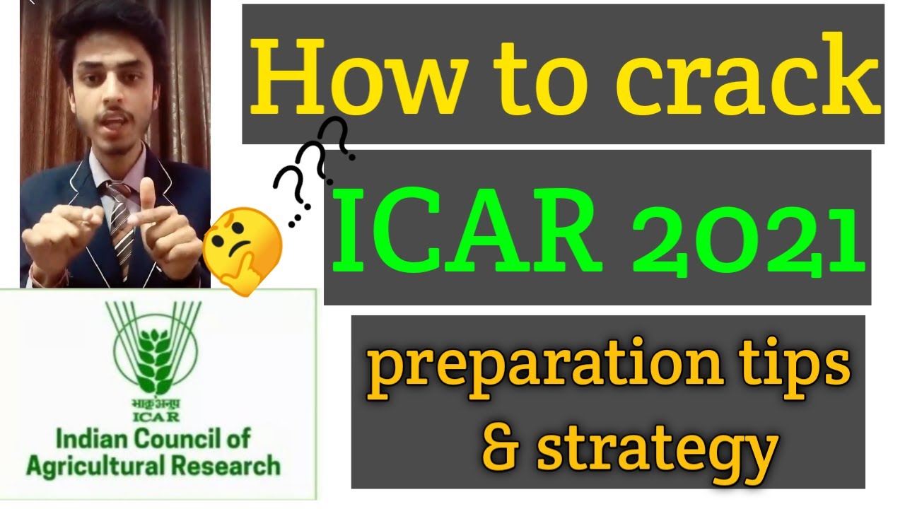 How to crack icar 2021 entrance / how to prepare for icar entrance exam / icar syllabus, icar books