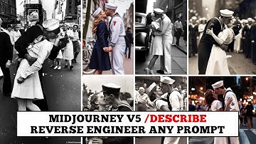 Midjourney V5 New "Describe" Feature  - Determine What Prompt Was Used and Style Match Any Image