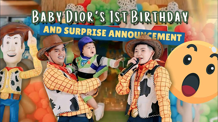 1st Birthday ni Dior [May Special announcement?] #chaanddenz 🏳️‍🌈 #diorcaelan ✨