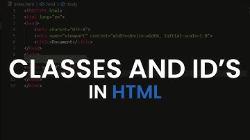 Class and Id attribute in Html/Html5 (Urdu/Hindi)