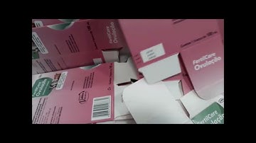 HP Thermal Inkjet Vertical test printing on box - Made in Korea - Intermac RED TIJ