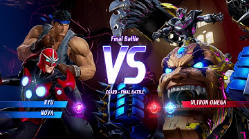 Marvel vs capcom infinite arcade mode ryu and supernova