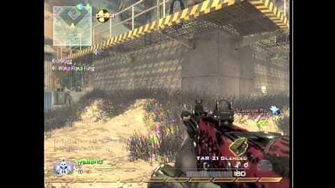 Nuke on Scrapyard as Game Ends (MW2 Gameplay/Commentary)