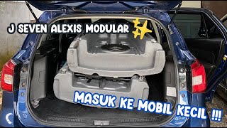 J Seven Alexis modular masuk ke mobil kecil - kayak fishing masuk ke dalam mobil