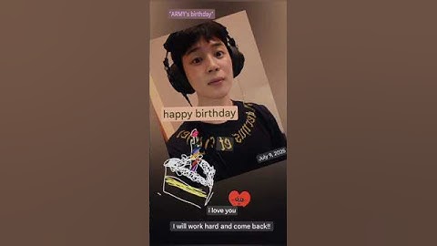 Jimin & V Weverse post "Army Day special" wishes 🥳💜