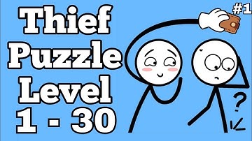 Test your IQ with Thief Puzzle - Level 1-30 😍 #1