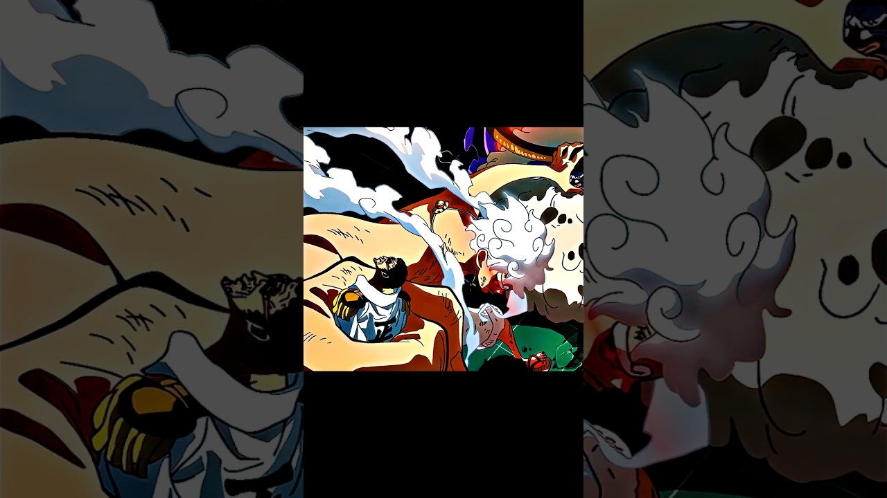 Luffy Gear 5 vs. Kizaru em Egghead!