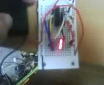 7 segment display with hello world ( pic 16f84a