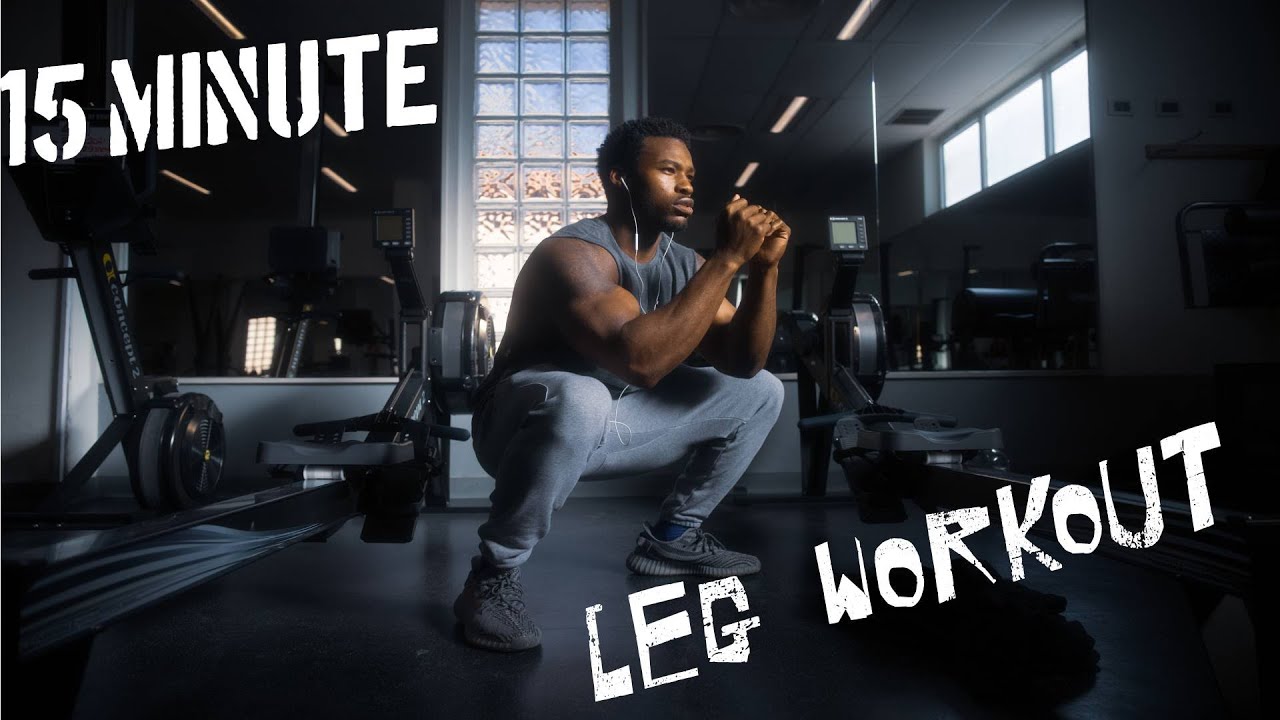 15 MINUTE AT HOME LEG WORKOUT|HIGH INTENSITY - YouTube