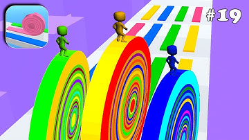 Layers Roll 🌈⭕🌈 Android Colors New Update #19 Gameplay