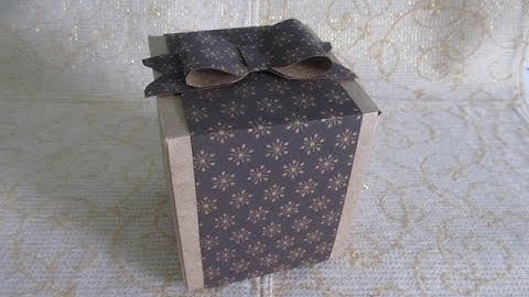 Envelope Punch Board Box Part 1