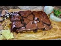 FUDGY BROWNIE recipe НАСТОЯЩИЙ АМЕРИКАНСКИЙ БРАУНИ  کیک امریکای براونی easy dessert recipes