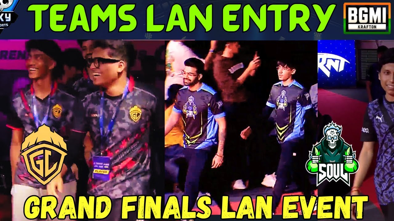BGMI All Teams LAN Entry VLOG @JONATHANGAMINGYT @goblinbgmi #soul # ...