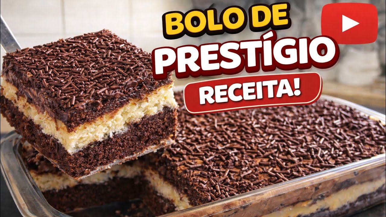 O MELHOR BOLO DE PRESTÍGIO QUE VOCÊ VAI FAZER!