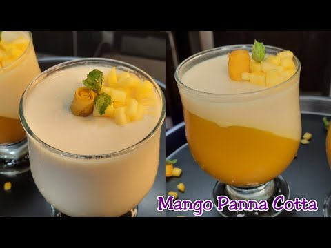 Mango Panna Cotta Bakra Eid Dessert Dessert Mango Season Bihaar Cooks Youtube