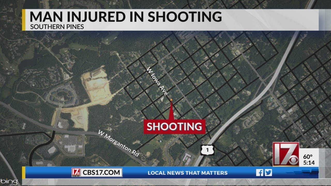 Man airlifted to hospital following Southern Pines shooting - YouTube