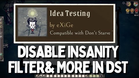 Disable Insanity Filter Don