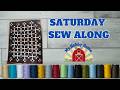 APRIL SATURDAY SEW ALONG - TAKES TWO CHARM PACK QUILTS - MORNING FLOWER PATCH