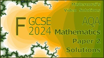 2024 AQA Foundation GCSE Maths Paper 2 | Full Solutions & Step-by-Step Answers (GCSE Video Solution)