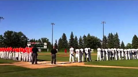 Sawyer Binsfeld, 11 Year Old Singing The National Anthem at