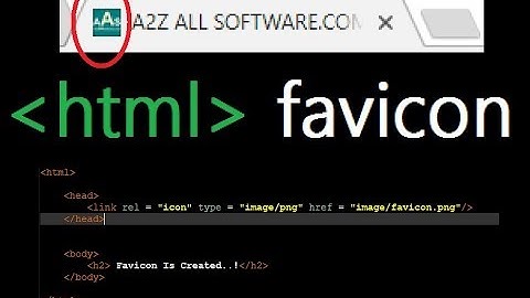 How to create a html favicon icon