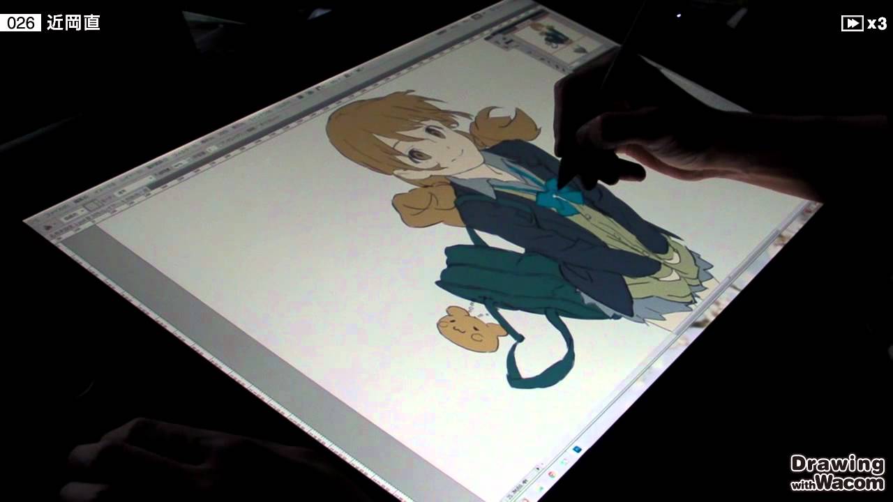 アニメーター 近岡 直 Drawing With Wacom Dww Youtube