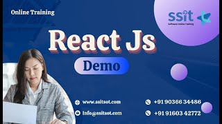 ReactJS Training Demo || SSIT Software Online Training