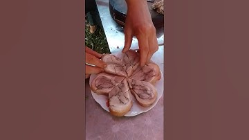 Cách để thái giò đẹp.#shorts #cooking #đặcsản #food #thạotrần #tiktok #đặcsảnmiềnnúi #youtuber