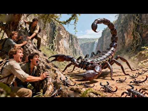 Tens of thousands of poisonous insects frantically devoured the expedition team