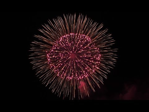 2018 神明の花火【No.13 二尺玉】みさき薬局 ㈱エム・クラフト・ゴールドラッシュ Shinmei Fireworks 2018