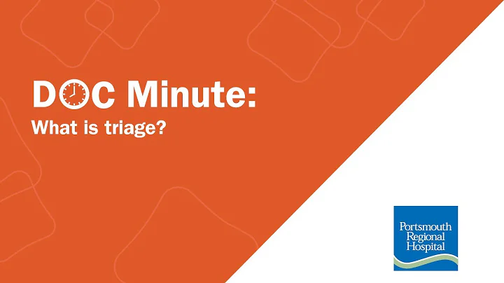 What is a triage? - Portsmouth Regional Hospital