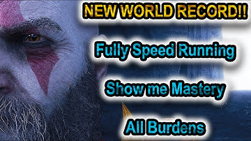 WORLD RECORD!! Fully Speed Running God of War Valhalla in 18:55 on Hardest Difficulty + All Burdens!