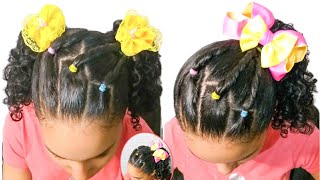 penteado infantil- fácil cabelo curto|penteado cabelo cacheado#77 - thptnganamst.edu.vn