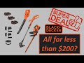 Black + Decker Blower, Weed -Eater/Edger & Hedge Trimmer review