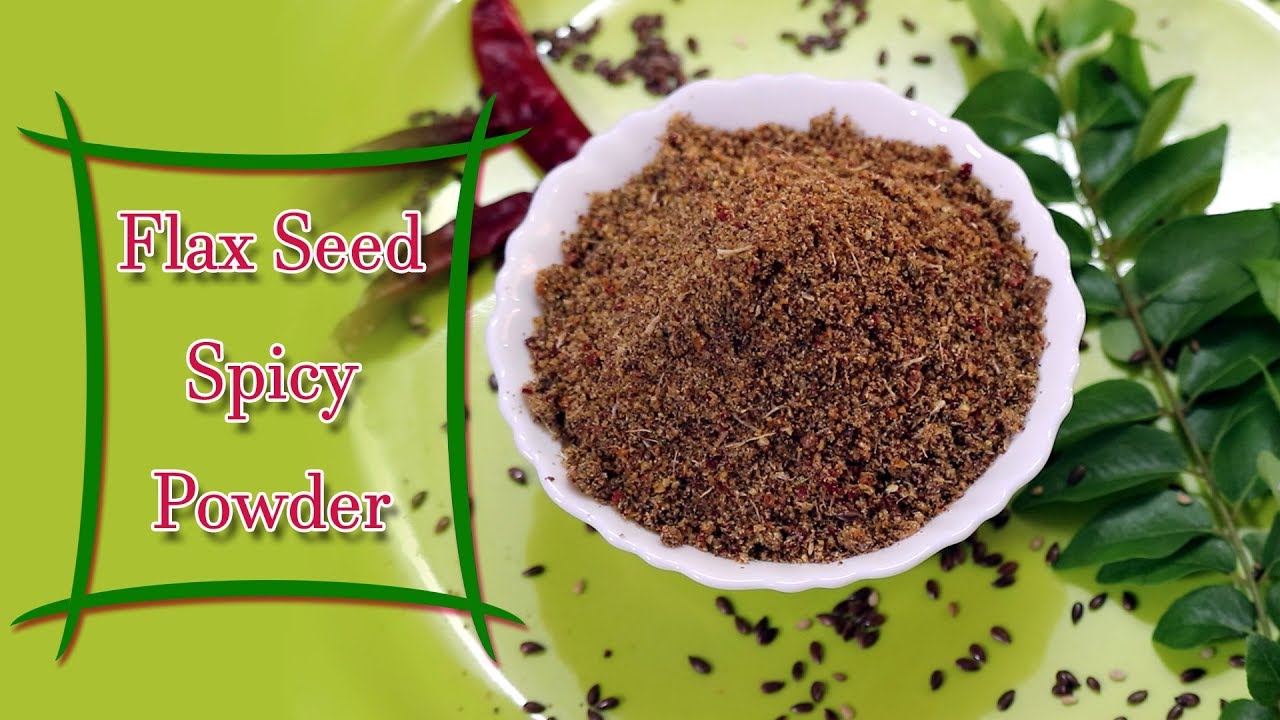Flax seeds Spicy Powder \ Avisela Karampodi \ Healthy recipe Flax powder\ diabetic friendly