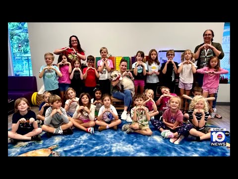 Florida Keys fox sanctuary provides animal assisted therapy for children in South Florida shelter