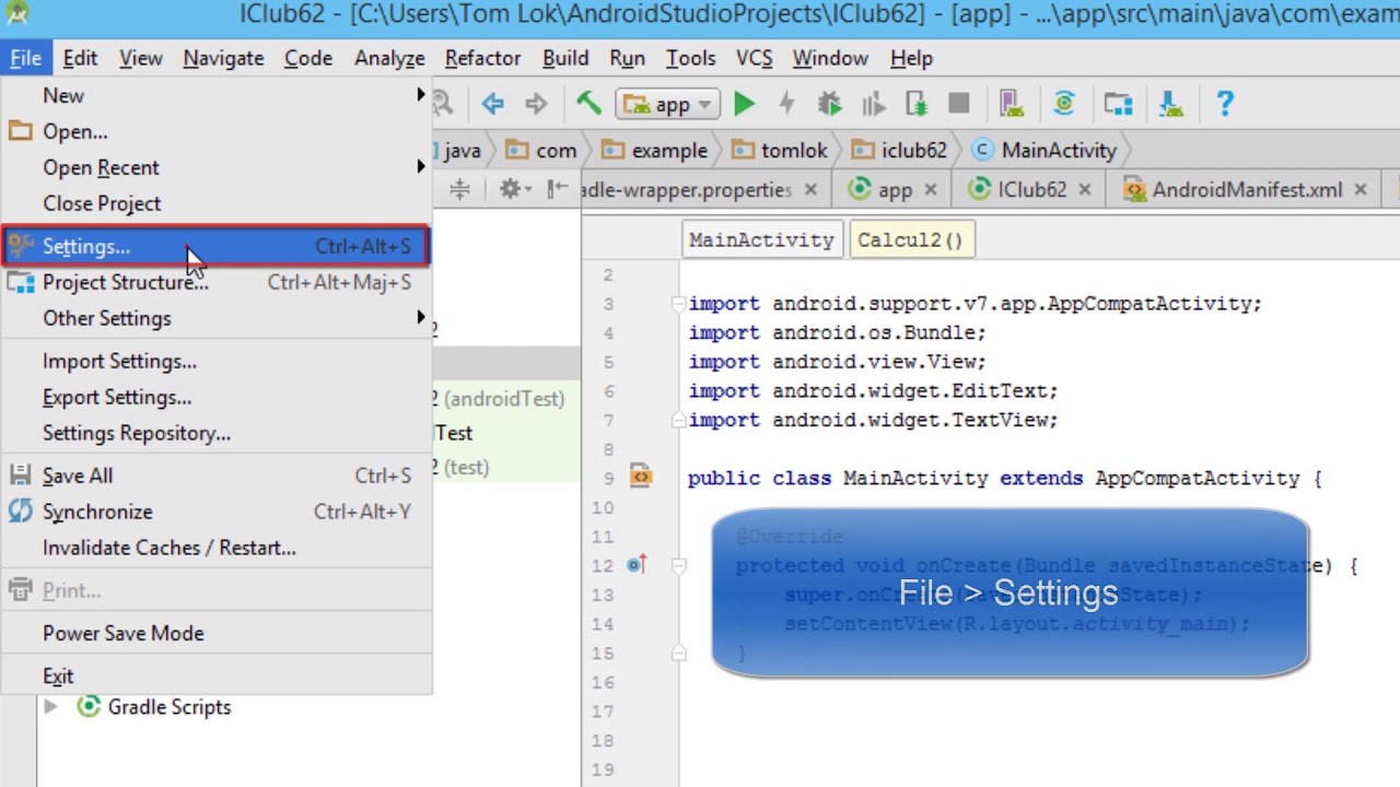 [ANDROID STUDIO] Typo : In word nombre more... (Ctrl + F1) - YouTube