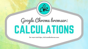 Chrome Omnibox: Quick Calculations