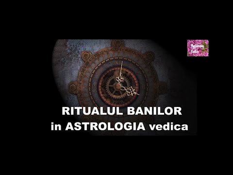 RITUALUL BANILOR in astrologia vedica