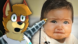 The Furry Convention Crying Baby Meme