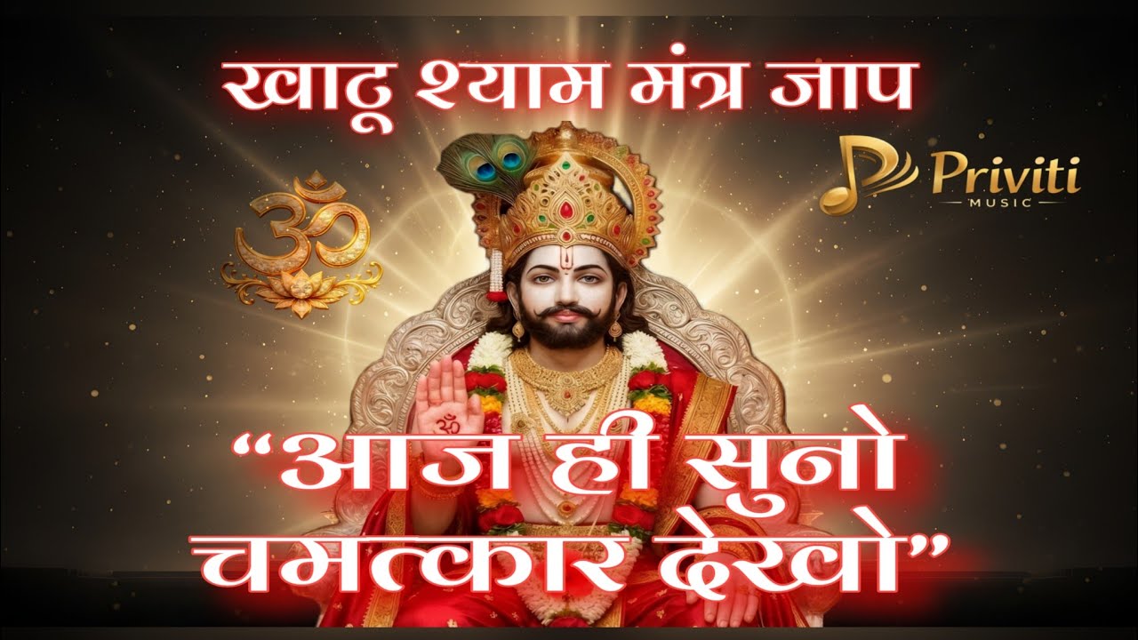 श्याम देवाय नमः | Positive Energy Mantra | OM Most Powerful Shyam Mantra | Meditation & Peace 🙏😊🙏
