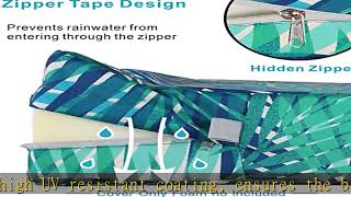 NettyPro Outdoor Cushion Slipcovers Waterproof 4 Pack Patio Chair Seat Cushion Covers with Zipper a