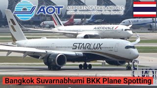 Bangkok Suvarnabhumi (BKK) Plane Spotting | 90+ Takeoffs & Landings
