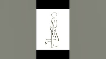 Day - 04 of Learning 2D Animation - My 3rd Walk Cycle #2danimation #art #drawing #animationpractice