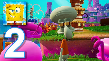 SpongeBob SquarePants: BFBB Mobile - Gameplay Walkthrough part 2 - JellyFish Fields (iOS,Android)