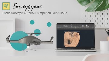 Drone Survey & AutoCAD: Simplified Point Cloud