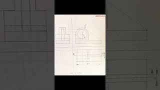 #1 orthographic view solution / eng. drawing tutorial solution/BCE solution #ioe#bcesolution