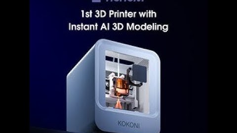 KOKONI 1St 3D Printer With Instant AI 3D Modeling - Kokoni Multifunction 3D Printer. Kokoni多功能3d打印机