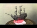 3Dクリスタルパズル　PIRATE SHIP・BRACK　点灯パターン１